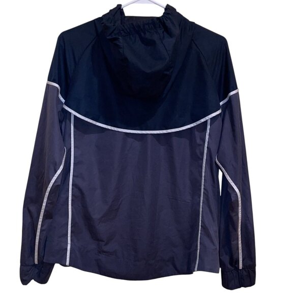 Nike Women's Windrunner Jacket Gray and Navy Size Medium - Picture 5 of 7